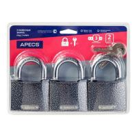 Замок навесной APECS PD-01-50 (блистер) (3Locks+5 